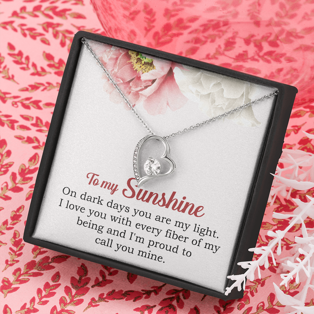 Forever Love Pendant Necklace - To My Sunshine