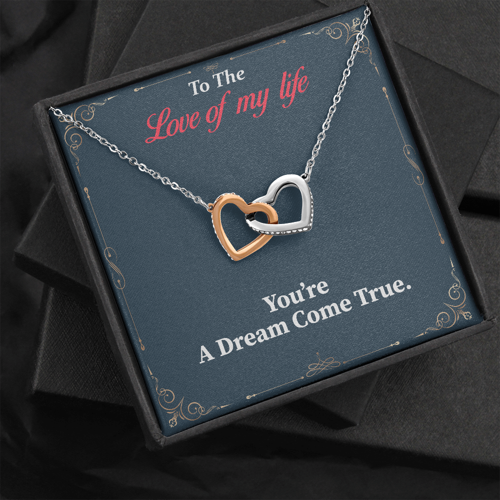 Interlocking Hearts Pendant Necklace - Love Of My life