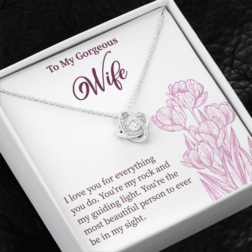 Love Knot Pendant Necklace - My Gorgeous Wife