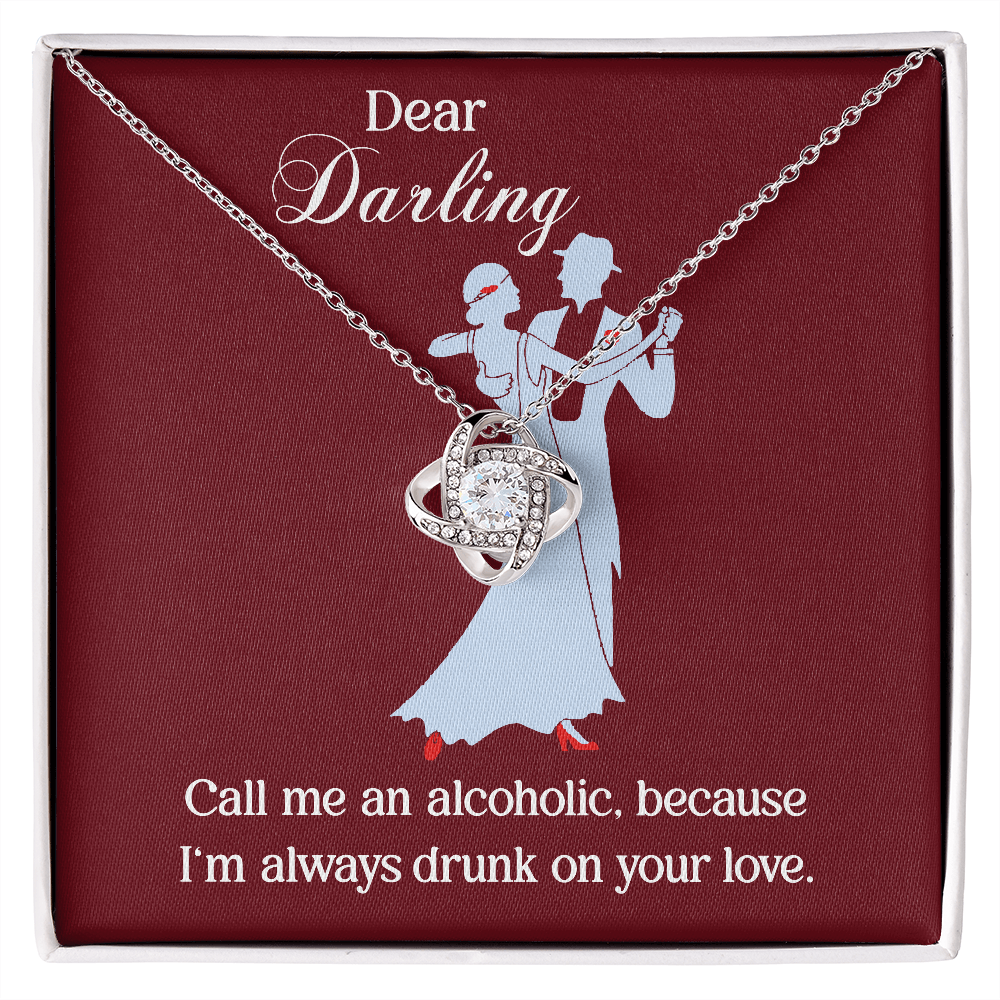 Love Knot Pendant Necklace - Darling