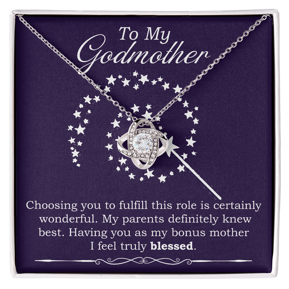 Love Knot Pendant Necklace - To My Grandmother